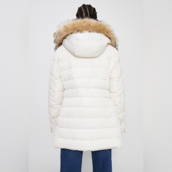 ZARA WATER REPELLENT PUFFER COAT - Picture 9 of 13
